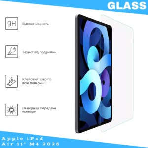 Стекло защитное BeCover Apple iPad Air 11" M4 2026 (715168)