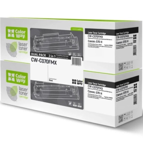 Картридж ColorWay CANON (070H) MF461w/463dw/465dw/LBP243dw/246dw DUAL PACK (CW-C070FMX)