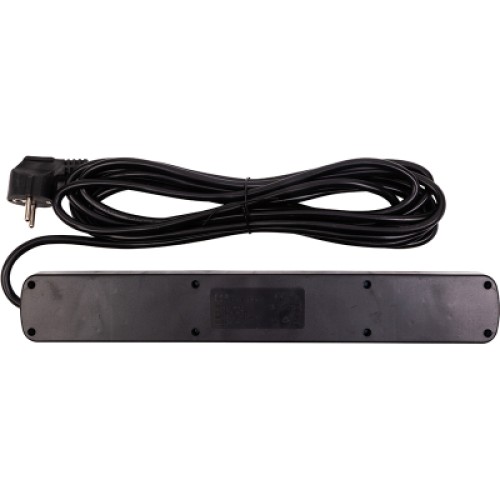 Сетевой фильтр питания PowerPlant 5м, 6 розеток, USB (YS-N6086/5c) (EX610679)