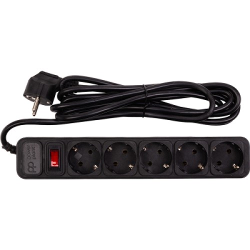 Сетевой фильтр питания PowerPlant 3м, 5 розеток (JY-1056/3) (EX610716) Сетевой фильтр питания PowerPlant 3м, 5 розеток (JY-1056/3) (EX610716)