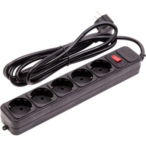 Сетевой фильтр питания PowerPlant 3м, 5 розеток (JY-1056/3) (EX610716)