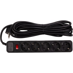 Сетевой фильтр питания PowerPlant 5м, 5 розеток (JY-1056/5) (EX610723)