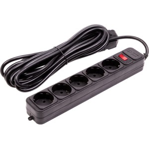 Сетевой фильтр питания PowerPlant 5м, 5 розеток (JY-1056/5) (EX610723)