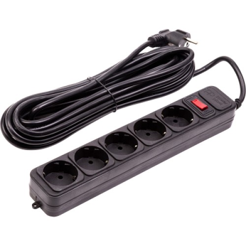 Сетевой фильтр питания PowerPlant 7м, 5 розеток (JY-1056/7) (EX610730)