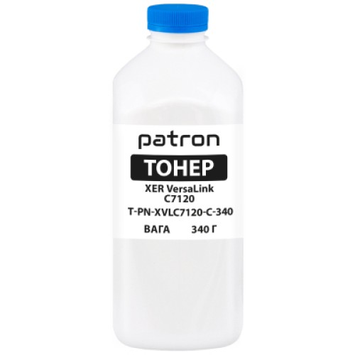 Тонер XER VersaLink C7120 340 г, Cyan Patron (PN-XVLC7120-C-340)