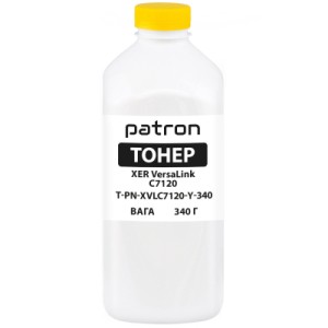 Тонер XER VersaLink C7120 340 г, Yellow Patron (PN-XVLC7120-Y-340)