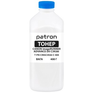 Тонер Canon iRUNNER ADVANCE DX C3926i 400 г Cyan Patron (PN-CIRAC3926-C-400)