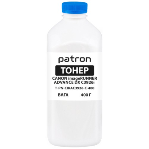 Тонер Canon iRUNNER ADVANCE DX C3926i 400 г Cyan Patron (PN-CIRAC3926-C-400)