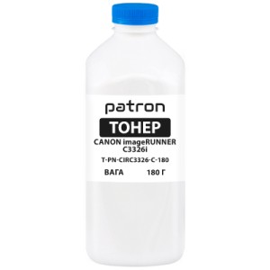 Тонер Canon iRUNNER C3326i 180 г Cyan Patron (PN-CIRC3326-C-180)