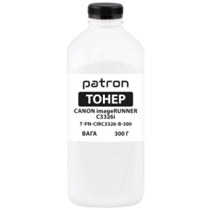 Тонер Canon iRUNNER C3326i 300 г Black Patron (PN-CIRC3326-B-300)