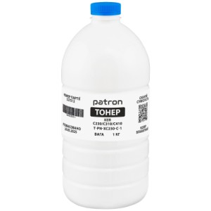 Тонер XER C230/C310/C410 1 кг, Cyan Patron (PN-XC230-C-1)