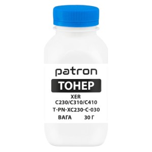 Тонер XER C230/C310/C410, 30 г, Cyan Patron (PN-XC230-C-030)