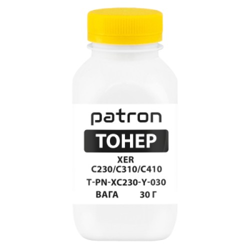 Тонер XER C230/C310/C410, 30 г, Yellow Patron (PN-XC230-Y-030)