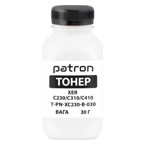 Тонер XER C230/C310/C410, 30 г, Black Patron (PN-XC230-B-030)