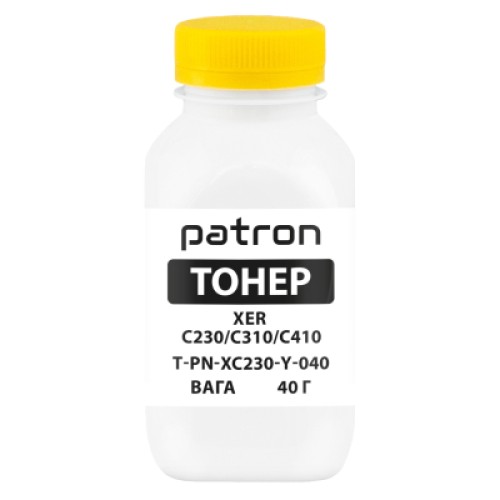 Тонер XER C230/C310/C410, 40 г, Yellow Patron (PN-XC230-Y-040)