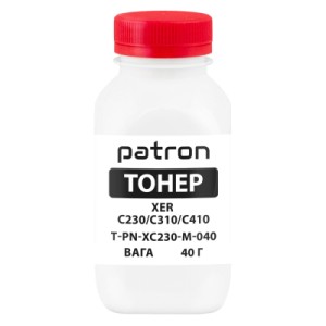 Тонер XER C230/C310/C410, 40 г, Magenta Patron (PN-XC230-M-040)