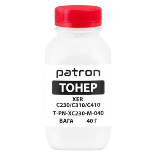 Тонер XER C230/C310/C410, 40 г, Magenta Patron (PN-XC230-M-040)