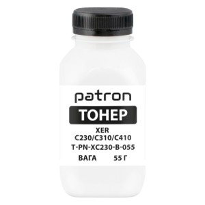 Тонер XER C230/C310/C410, 55 г, Black Patron (PN-XC230-B-055)