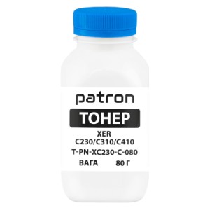 Тонер XER C230/C310/C410, 80 г, Cyan Patron (PN-XC230-C-080)