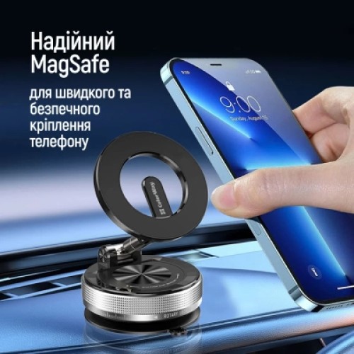 Универсальный автодержатель ColorWay MagSafe 360° Black (CW-CHM21-BK) Универсальный автодержатель ColorWay MagSafe 360° Black (CW-CHM21-BK)