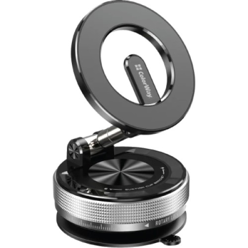 Универсальный автодержатель ColorWay MagSafe 360° Black (CW-CHM21-BK) Универсальный автодержатель ColorWay MagSafe 360° Black (CW-CHM21-BK)