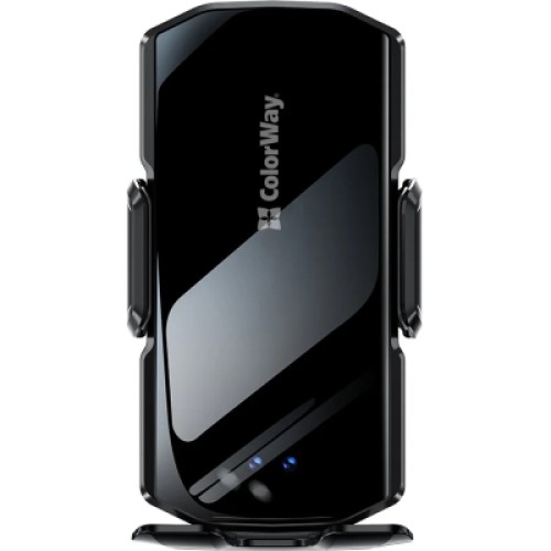 Универсальный автодержатель ColorWay FlameGrip, автозажим, Wireless Charger 15W Black (CW-CHAW070Q-BK) Универсальный автодержатель ColorWay FlameGrip, автозажим, Wireless Charger 15W Black (CW-CHAW070Q-BK)