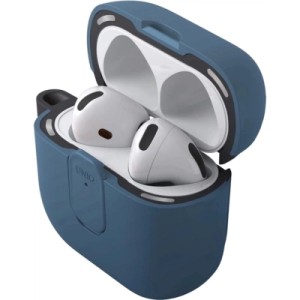 Чехол для наушников Uniq Clyde для AirPods 4 Lock Case Blue (8886463693209)
