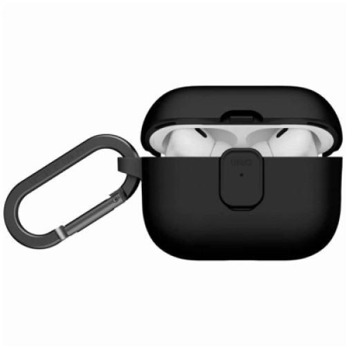 Чехол для наушников Uniq Clyde для AirPods Pro 3 gen Black/Grey (8886463696965) Чехол для наушников Uniq Clyde для AirPods Pro 3 gen Black/Grey (8886463696965)