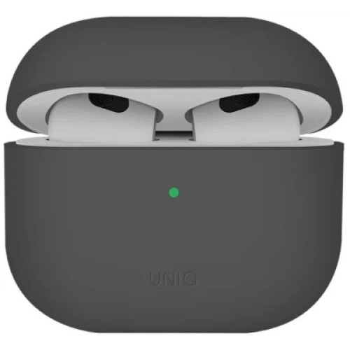 Чехол для наушников Uniq Lino AirPods 4 Silicone Ash Grey (8886463691373) Чехол для наушников Uniq Lino AirPods 4 Silicone Ash Grey (8886463691373)