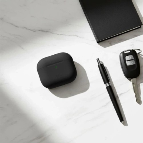 Чехол для наушников Uniq Lino AirPods Pro 2 gen Silicone Ash Grey (8886463683521)
