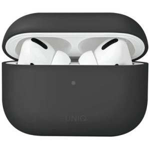 Чехол для наушников Uniq Lino AirPods Pro 2 gen Silicone Ash Grey (8886463683521)
