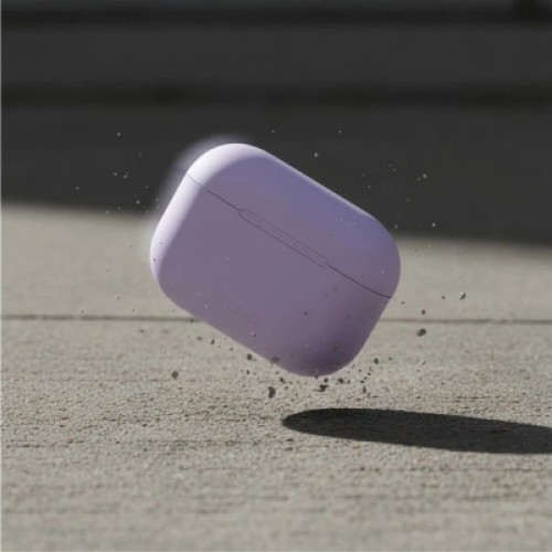Чехол для наушников Uniq Lino AirPods Pro 2 gen Silicone Lilac lavender (8886463683569)