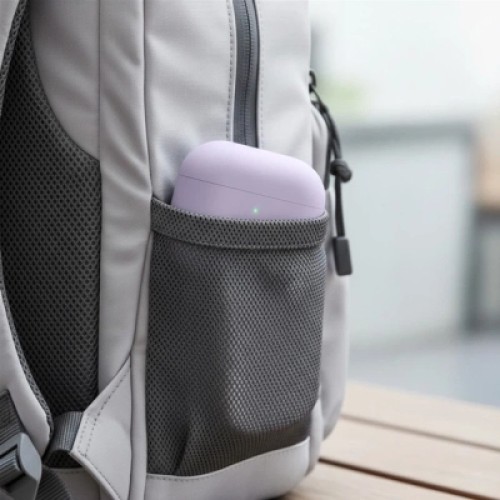 Чехол для наушников Uniq Lino AirPods Pro 2 gen Silicone Lilac lavender (8886463683569)
