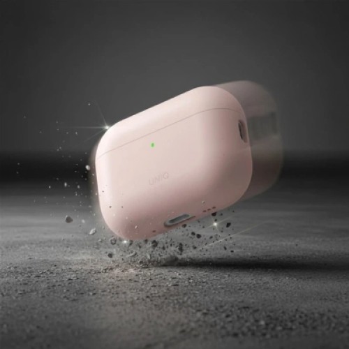 Чехол для наушников Uniq Lino для AirPods Pro 3 gen Silicone Pink (8886463696873)
