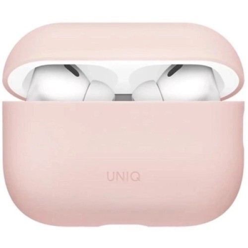 Чехол для наушников Uniq Lino для AirPods Pro 3 gen Silicone Pink (8886463696873)