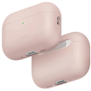Чехол для наушников Uniq Lino для AirPods Pro 3 gen Silicone Pink (8886463696873)