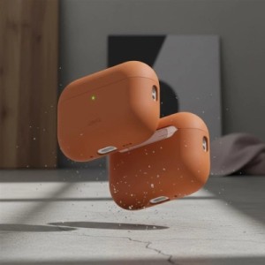 Чехол для наушников Uniq Lino для AirPods Pro 3 gen Silicone Orange (8886463696903)