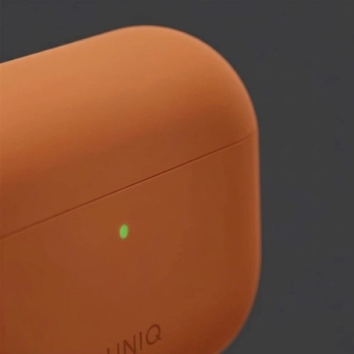 Чехол для наушников Uniq Lino для AirPods Pro 3 gen Silicone Orange (8886463696903)