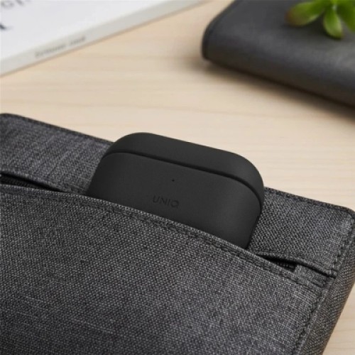 Чехол для наушников Uniq Lyden DS AirPods 4 Dallas Black (8886463691328)