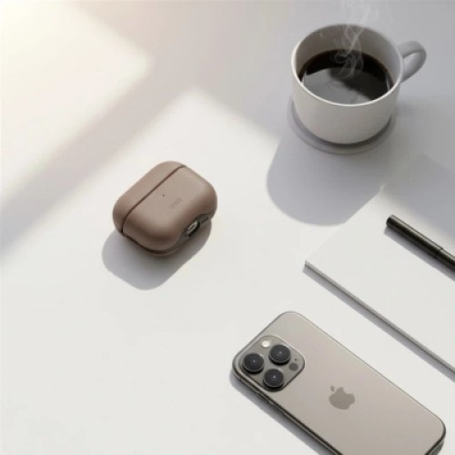 Чехол для наушников Uniq Lyden DS AirPods 4 Flint Grey (8886463691335)