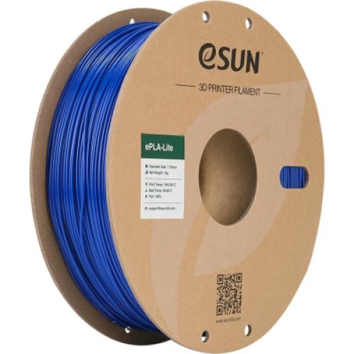Пластик для 3D-принтера eSUN ePLA-LITE 1,75mm 1kg Blue (EPLA-LITE-P175U1)