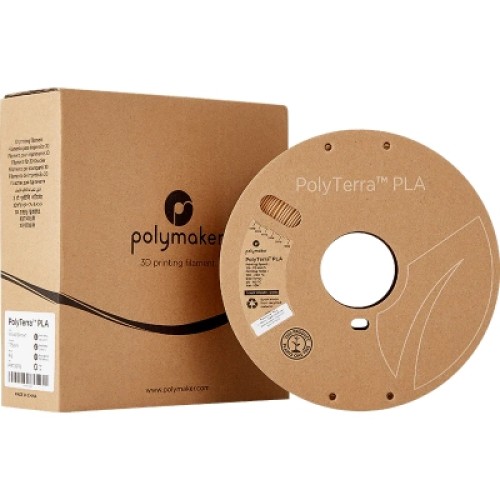 Пластик для 3D-принтера Polymaker PLA PolyTerra 1,75mm 1kg WOOD BROWN (PM70976)