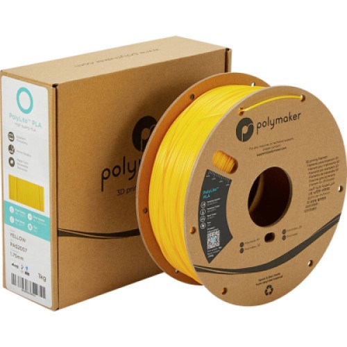 Пластик для 3D-принтера Polymaker PLA POLYLITE 1,75mm 1kg YELLOW (PA02007)