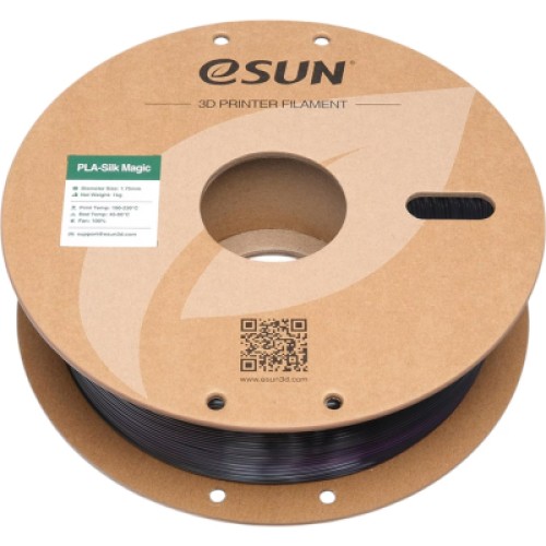 Пластик для 3D-принтера eSUN ePLA-Silk Magic 1кг, 1.75мм, Black Purple (EPLA-SILKMAGIC-P175BP1)
