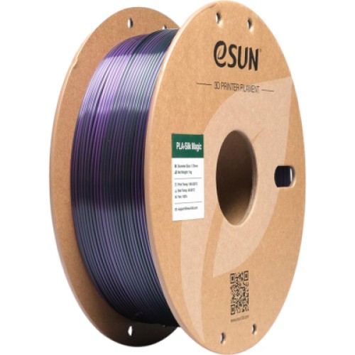 Пластик для 3D-принтера eSUN ePLA-Silk Magic 1кг, 1.75мм, Black Purple (EPLA-SILKMAGIC-P175BP1)