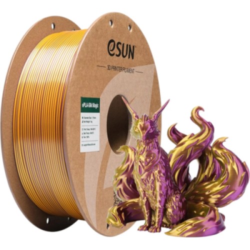 Пластик для 3D-принтера eSUN ePLA-Silk Magic 1кг, 1.75мм, Purple Gold (EPLA-SILKMAGIC-P175PJ1)