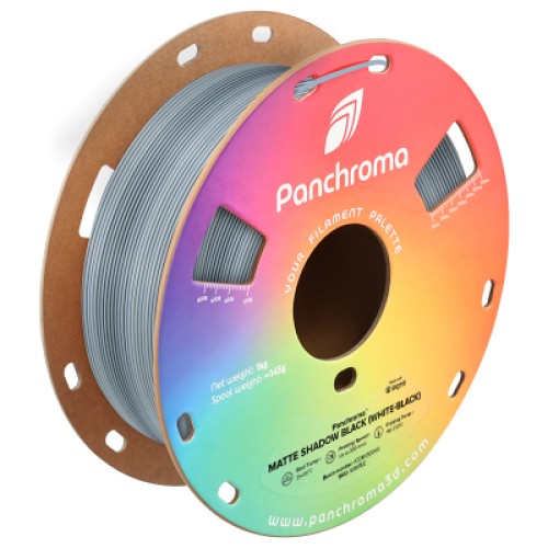 Пластик для 3D-принтера Polymaker PLA PANCHROMA DUAL MATTE 1,75mm 1kg SHADOW BLACK (CA04049)