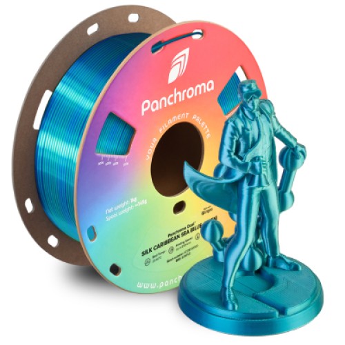 Пластик для 3D-принтера Polymaker PLA PANCHROMA DUAL SILK 1,75mm 1kg Blue-Green (CA03025)