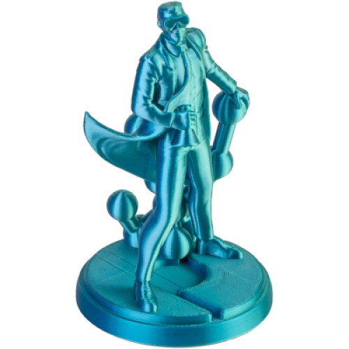 Пластик для 3D-принтера Polymaker PLA PANCHROMA DUAL SILK 1,75mm 1kg Blue-Green (CA03025)