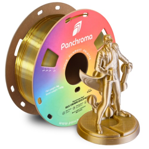 Пластик для 3D-принтера Polymaker PLA PANCHROMA DUAL SILK 1,75mm 1kg Gold-Silver (CA03027)
